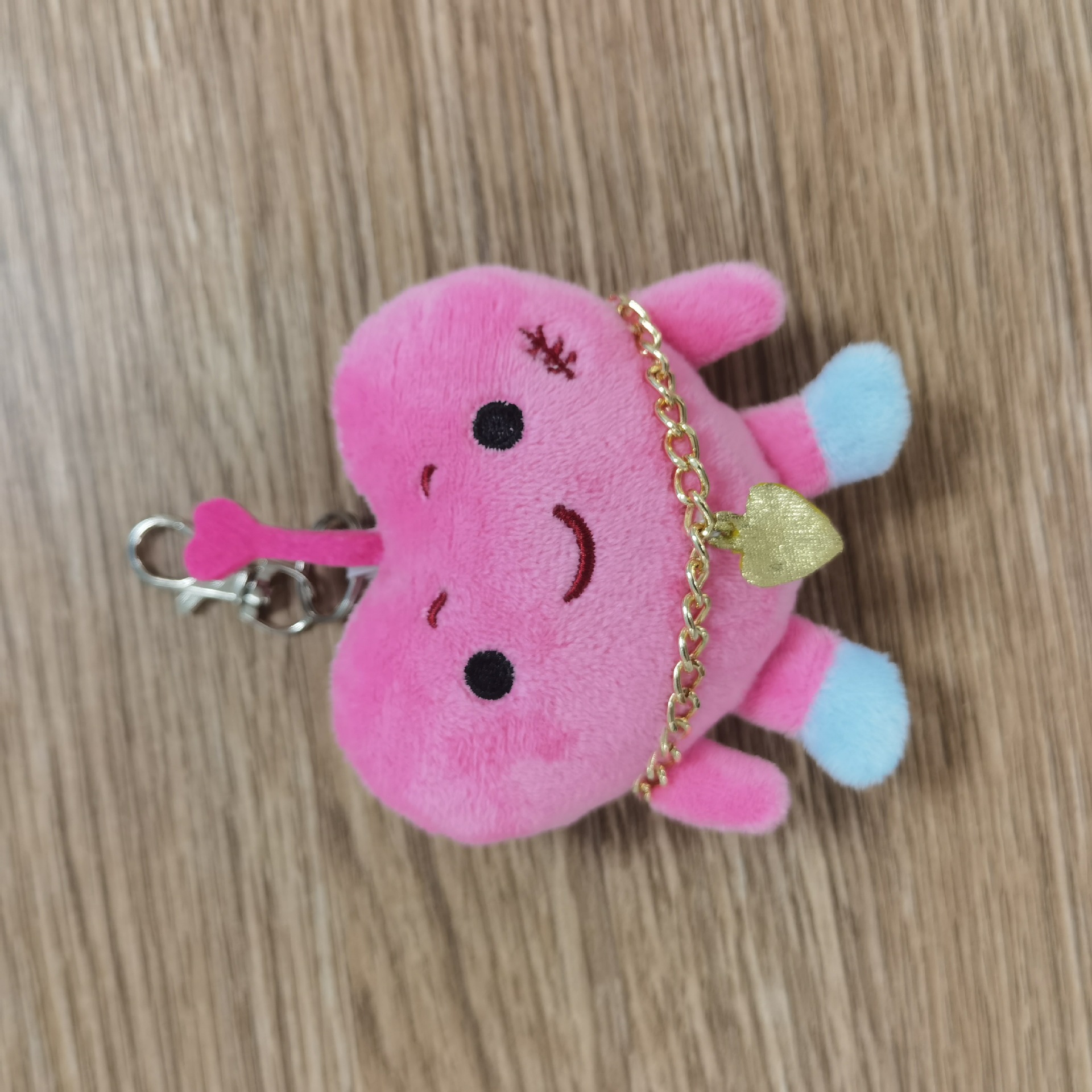 Cute Style Cute Heart Shape PP Cotton Unisex Keychain