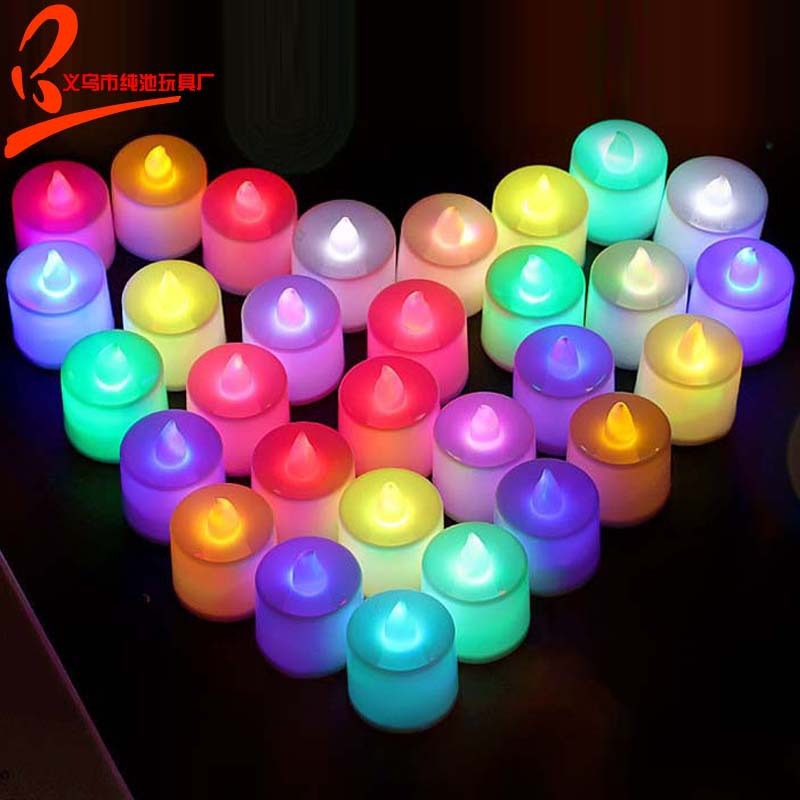 LED vela luminosa lámpara de vela electrónica festivales propuesta de regalo creativa romántica propuesta roja propuesta de matrimonio