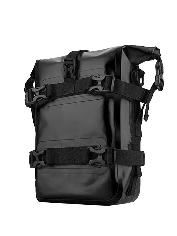 Bolsa de barras de motocicleta, bolsa de hombro impermeable, bolsa lateral multifuncional, bolsa de cola, bolsa de marco, bolsa lateral blanda, desmontaje rápido, tipo universal