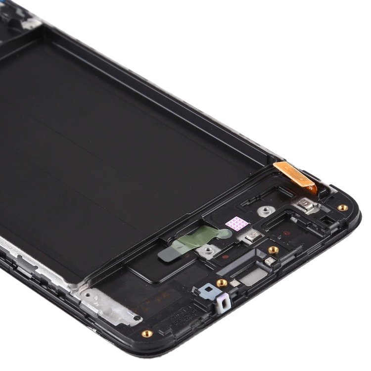 Подходит для Samsung Galaxy A70 оригинальный LCD тач-ассамблей с рамкой SUPER