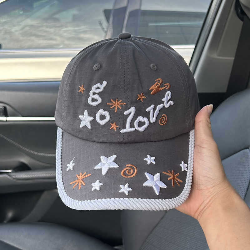 Sombrero de béisbol STARLOVE - Gris