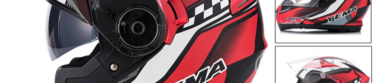 Class A 3C Mustang Flip Helmet Motorcycle Helmet Winter Warm Full Helmet with Bluetooth Headset Slot