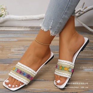 ƽ����ЬŮ�����ׁ��L�l�y͸��һ�_�žӼ���ЬŮ Womens Slippers