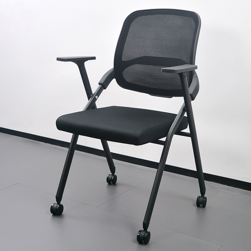 Folding Training Table and Chair with Writing Board Integrated Table and Chair Meeting Room Student Chair with Table Board Meeting Chair Office