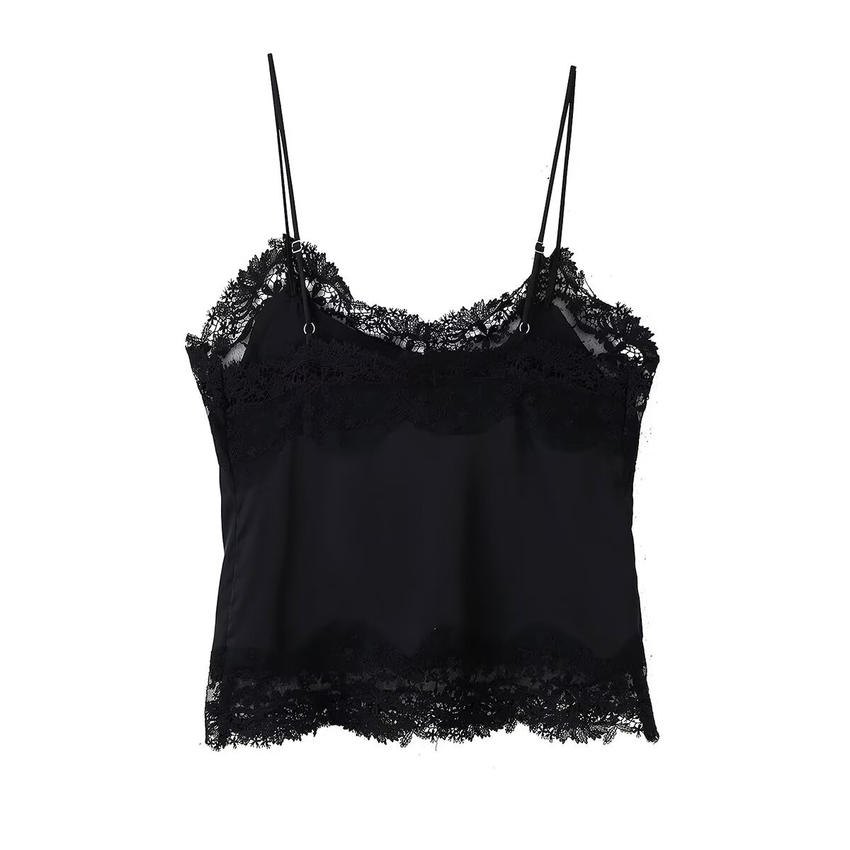 GraceChic Collection Automne 2025 Nouvelle Mode Européenne et Américaine Ensemble de Lingerie Femme en Satin de Soie Texturé Haut et Short_voghion.com