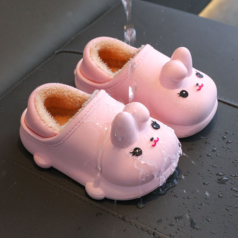 Children's shoes 2022 new pattern winter non-slip keep warm Cartoon lovely Bunny Home Parenting Manufactor wholesale