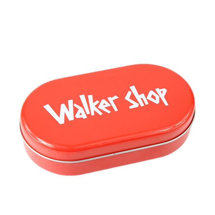 马口铁长方形铁盒 翻盖文具盒首饰盒配件铁罐包装小铁盒