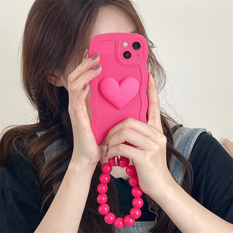 Fashion Heart Shape Tpu   Phone Accessories display picture 2