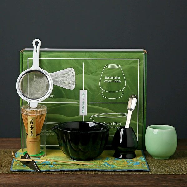 Matcha, tea cup, set, box