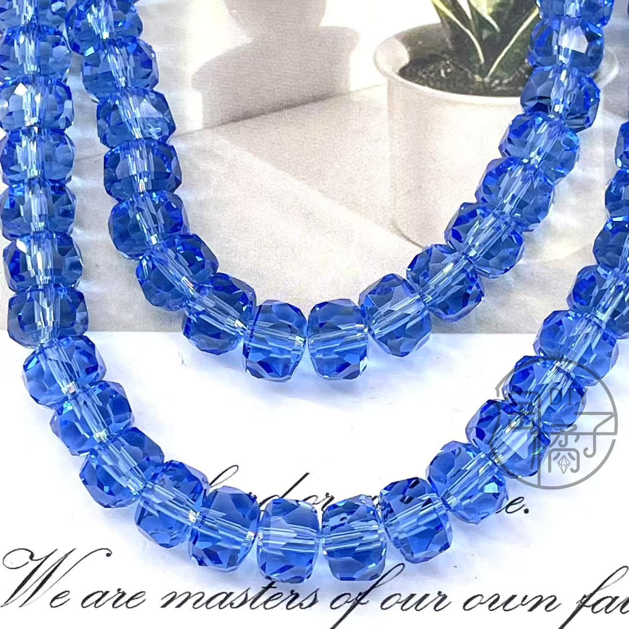 8mm Rainbow Wheel Jingjing Diy Jewelry Este embrión Vidrio Cristal Jewelry Pulsera Collar Moda Jewelry Accesorios dispersos