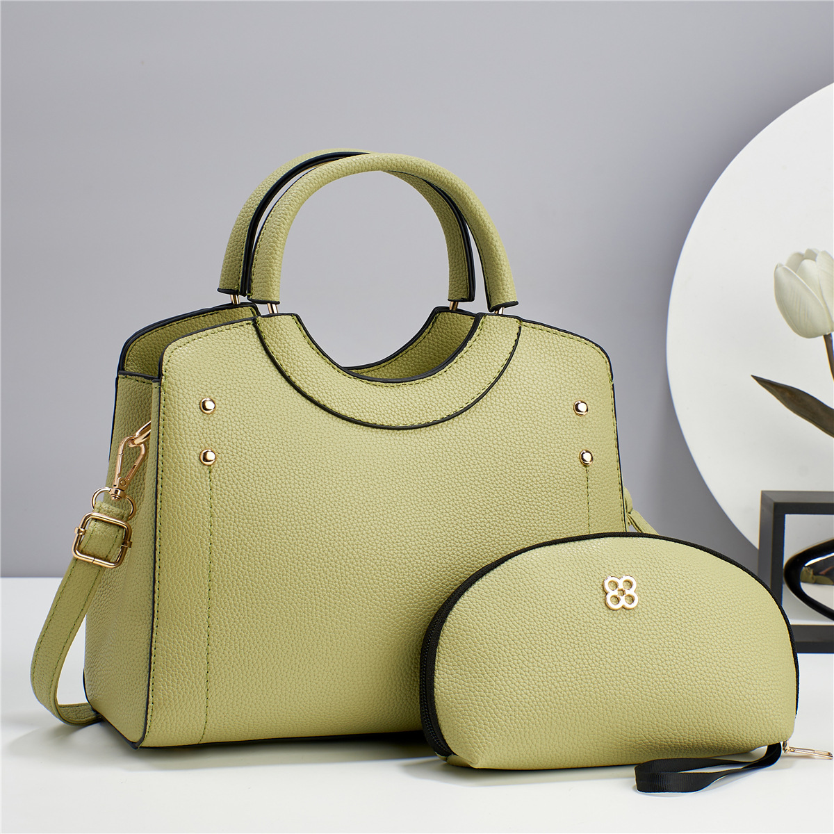 Bolso de hombro de las mujeres elegante bolso de la mamá bolso de moda nueva fábrica de venta directa crossbody nuevo estilo textura image 3