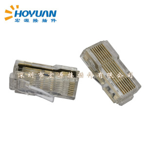 Network Crystal Head Straight-Through Module Crystal Head 8P8C Straight-Through Module