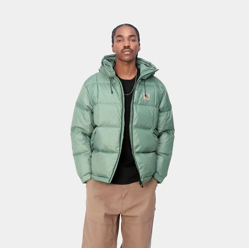 Carhart hooded down cotton-padded jacket for men and women warm cold-proof windproof waterproof tide brand thick coat cotton-padded jacket