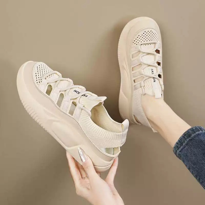 Sports shoes, sports sandals, summer breathable non-slip work footwear platform, restless legs relief