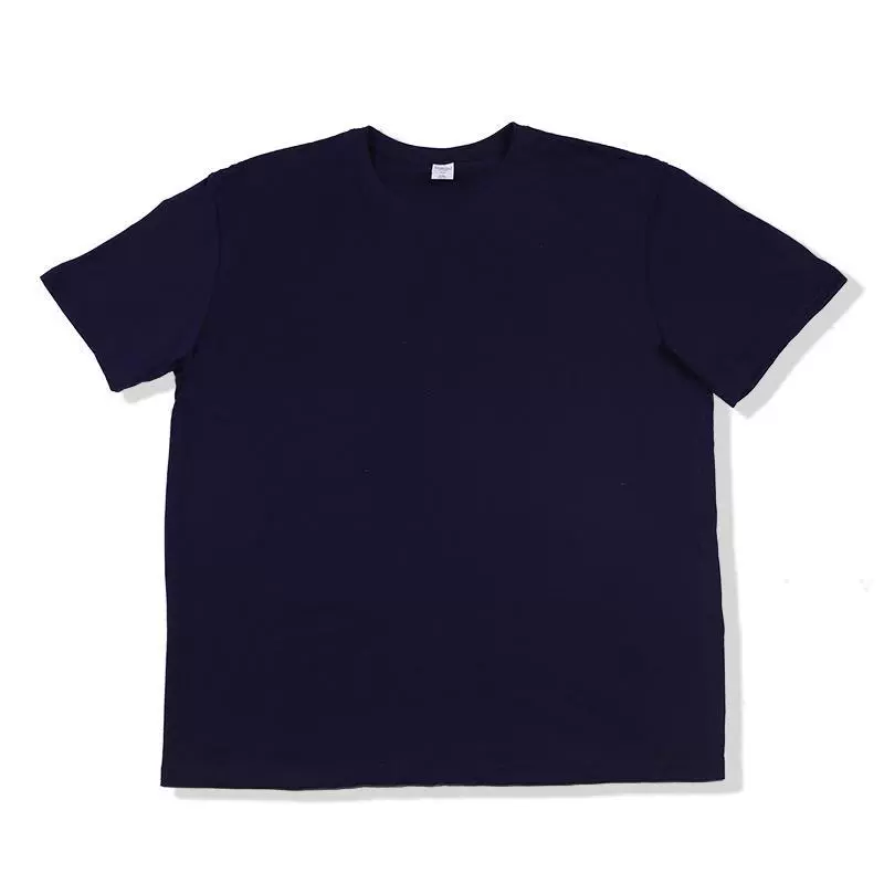 批发t恤圆领短袖纯色广告衫文化衫工作服外贸全身印空白衫印字