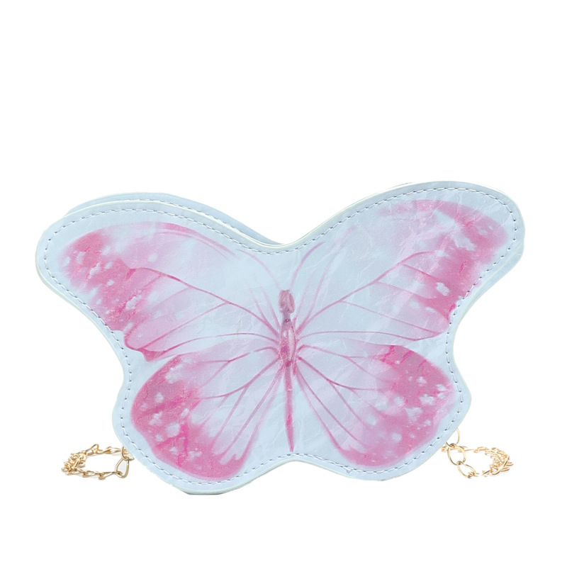 Dolce y lindo pequeño boleto de mariposa para niñas, bolso de moda de cadenas, bolso de mochila para niños, mini bolso de accesorios para niños