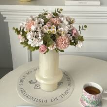 玫瑰甘菊假花花摆设花束玫瑰花装饰花摆件客厅防真室内花厂家批发