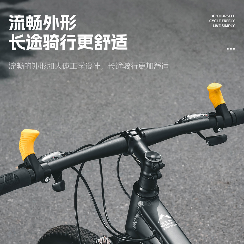 West Rider 自転車サブハンドルバー マウンテンバイクライディングハンドグリップ 人間工学に基づいたマウンテンバイクサムサブハンドルバー ホーンハンドルバー|undefined