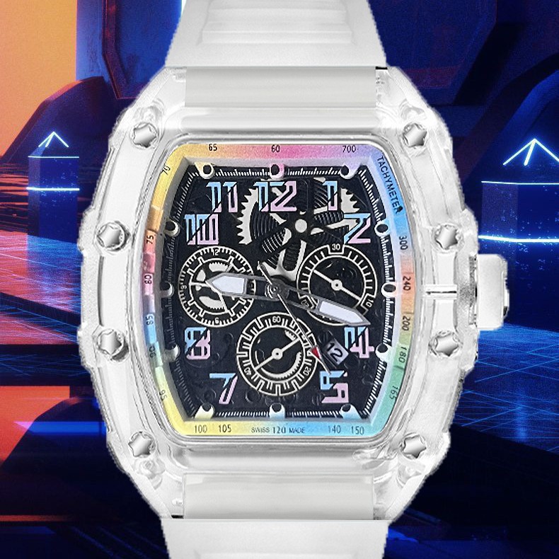 Zido Brand High-value Leisure Sports Automatic Quartz Luminous Waterproof Richard Men's Watch Colorful