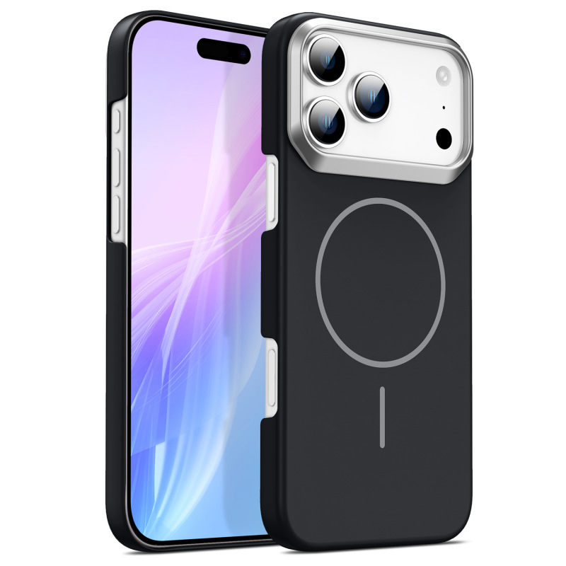 金甲肤感细圈磁吸适用iPhone17PROMAX磨砂手机壳苹果16高级感防摔|undefined