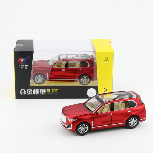 1(boxed) New Energy x7 Alloy Car Model with Sound and Light Rebound Toy for AliExpress Supermarket Best Seller