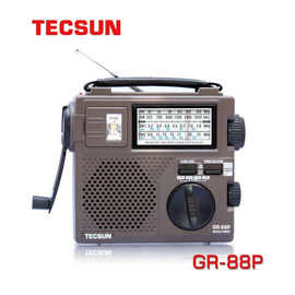 Tecsun/德生 便携式手摇发电调频/中波/短波收音机应急收音机