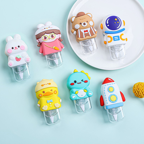 Creative cute cartoon protective cover correction tape student homework smear correction office copywriting correction tape wholesale