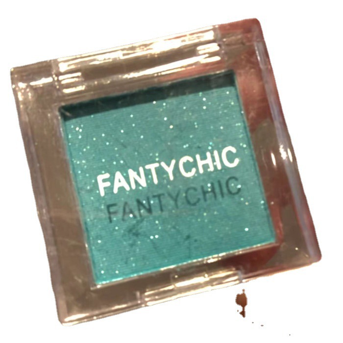 FANTYCHIC Sombra de ojos monocromática verde pavo real menta verde vinca azul taro barro gris rosa sombra de ojos comercio exterior transfronterizo