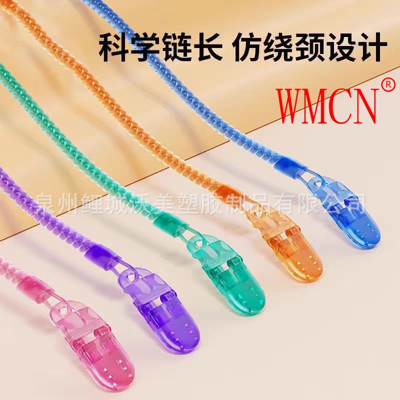 Manufacturer Wholesale Baby Pacifier Clip Teether Anti-Drop Chain Pacifier Clip Anti-Drop Clip Pacifier Anti-Drop Chain