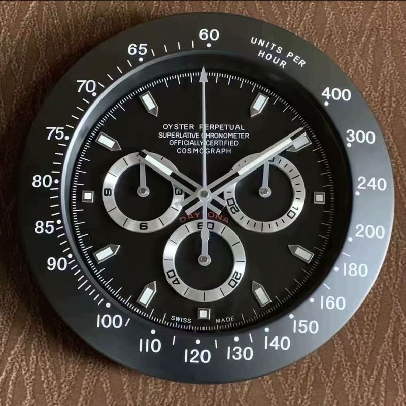一件起批金属不锈钢夜光客厅挂钟GMT静音钟表专供出口Wall clock|undefined