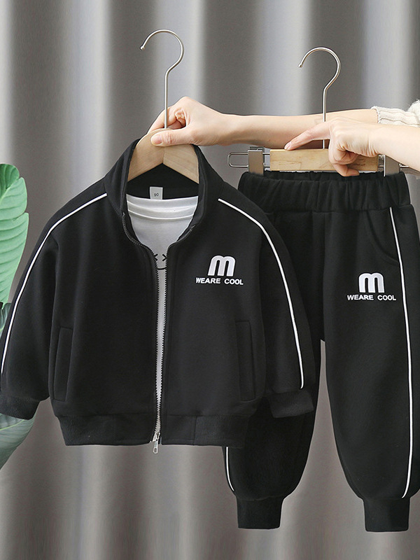 Conjunto Deportivo para Niños 5822, Ropa de Primavera y Otoño 2026, Ropa Casual Infantil, Conjunto de Dos Piezas a la Moda para Bebés
