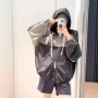 同款拼色新款男女夹克