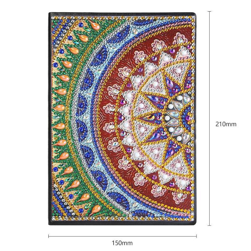 Cuaderno de dibujo de diamantes transfronterizos 5d punto diámetro pintura pegatinas de sexo opuesto mariposa DIY manual cuaderno de notas de cristal