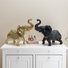 跨境爆款大象摆件高级感酒柜客厅办公室装饰品家居高档节日礼品