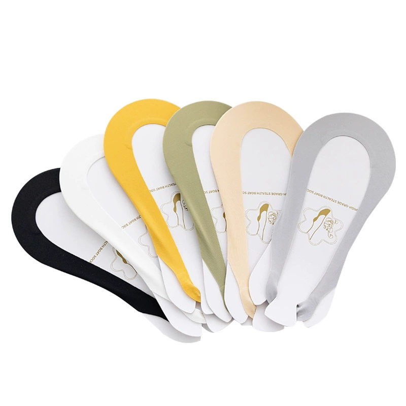 Silk thin invisible summer silicone non-slip shoes high heels, socks, lifting effect