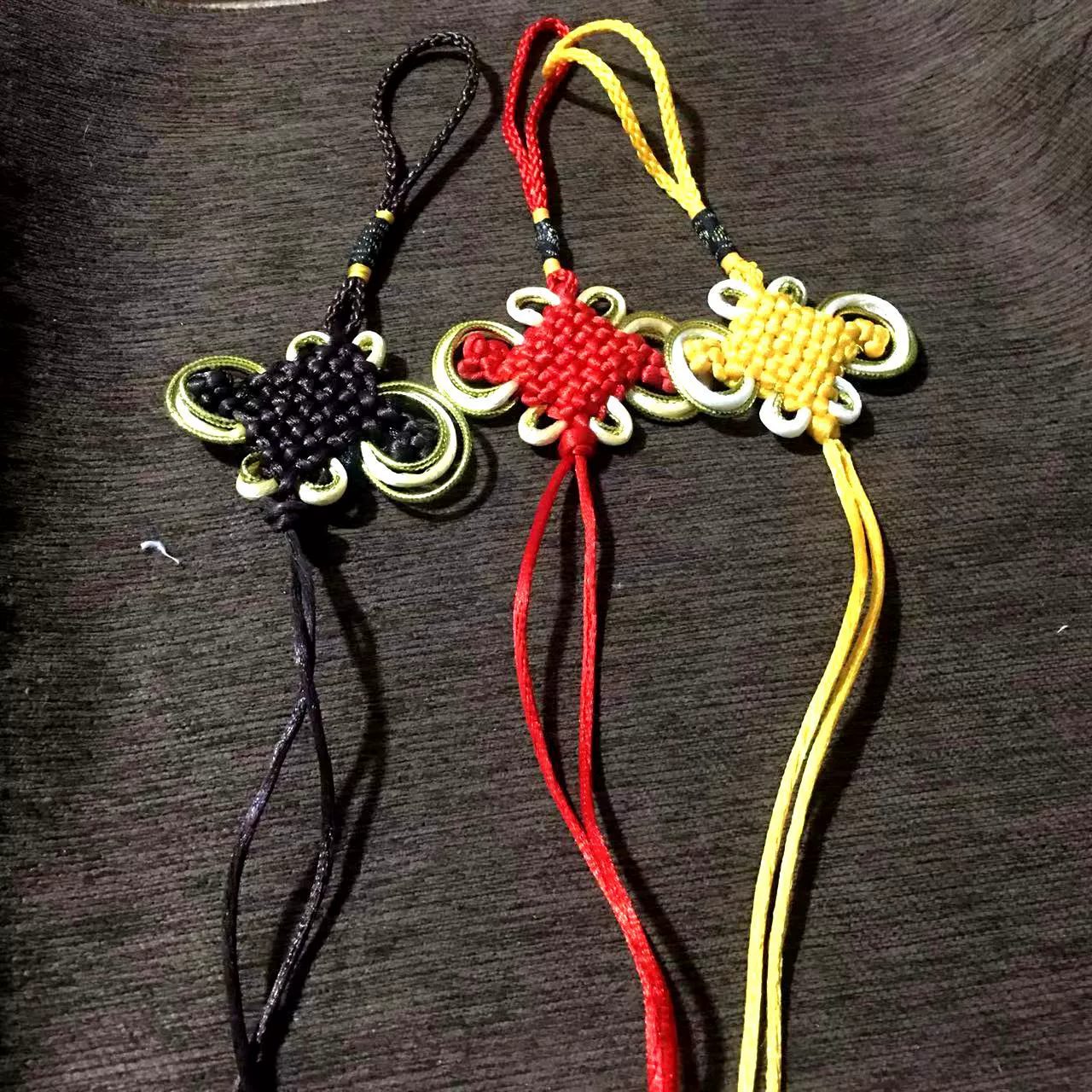 Плетёная жёлтая кофейная принадлежность с кисточками, handmade, оптом