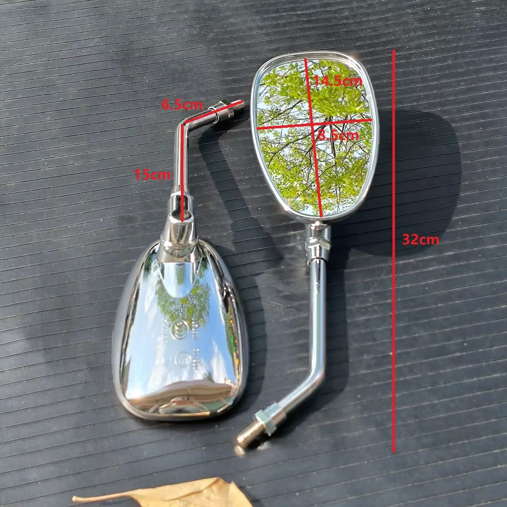 Suitable for Suzuki Bandit 1200 1250S Kawasaki Vulcan 1500 10mm Motorcycle Rearview Mirror