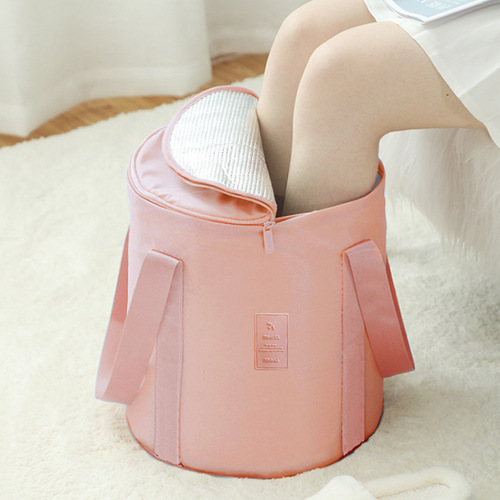 Foot bath bucket folding portable calf thermal insulation foot bath bucket household foot wash basin fumigation foot wash bucket deep bucket wholesale