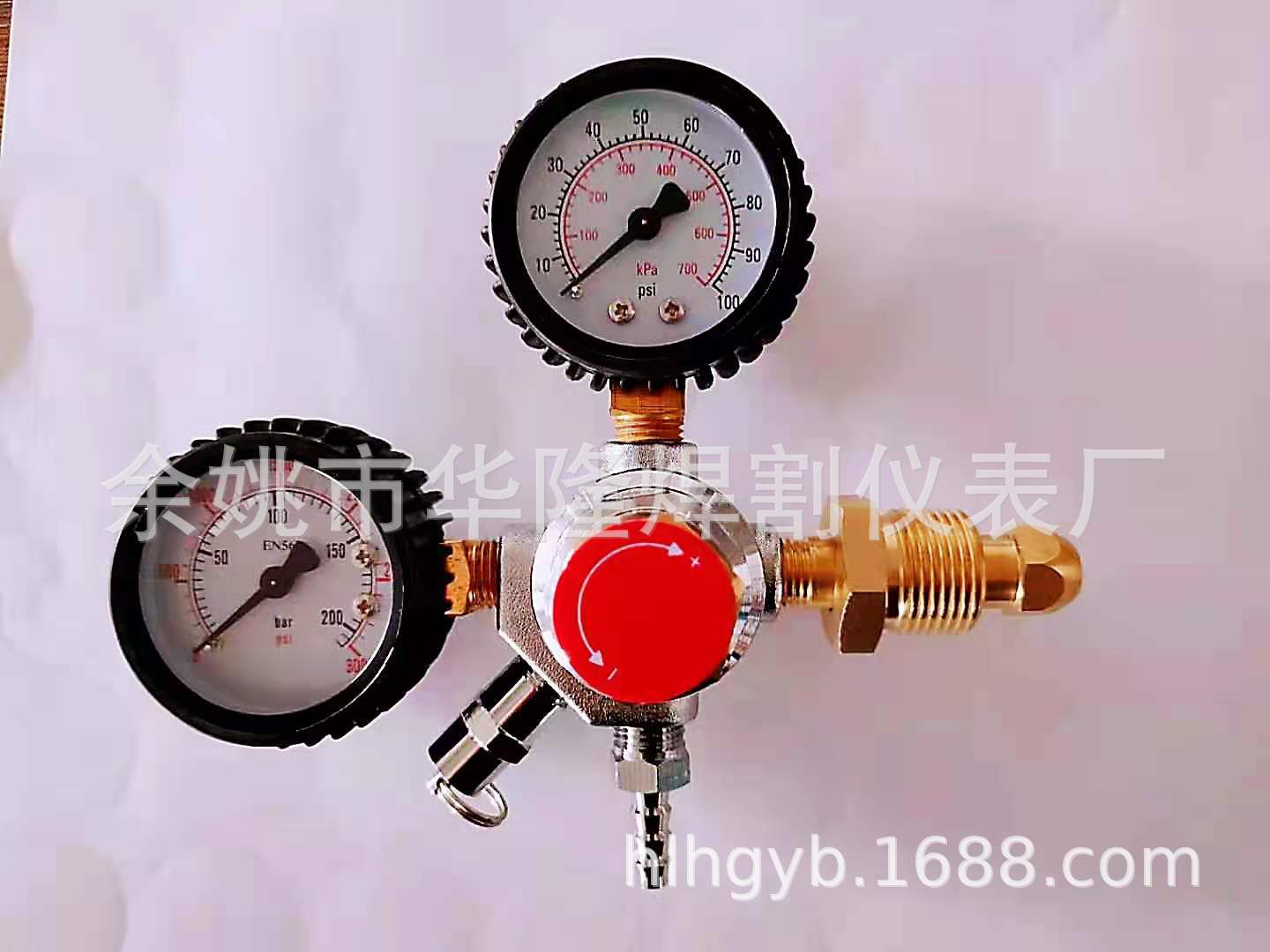 电商热销饮料表一级减压表氮气减压阀