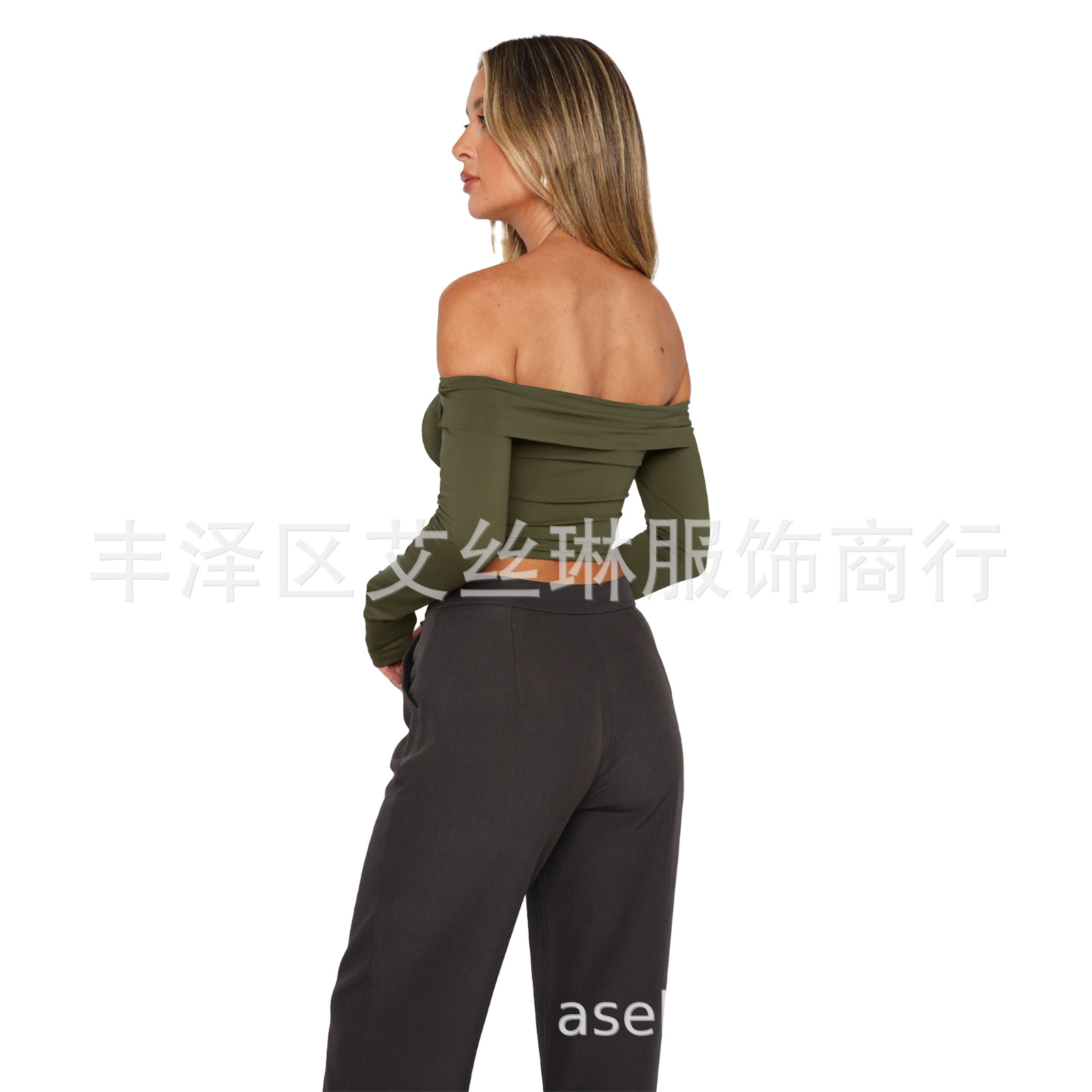 6730 军绿色模特图3.jpg