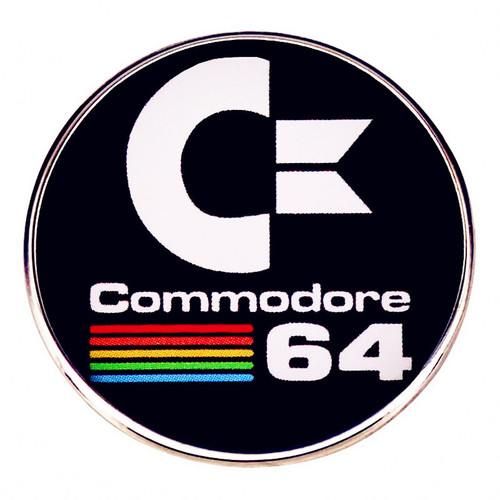 Commodore 64 Computer Main Unit Classic Retro Pin Badge Metal Alloy Accessory