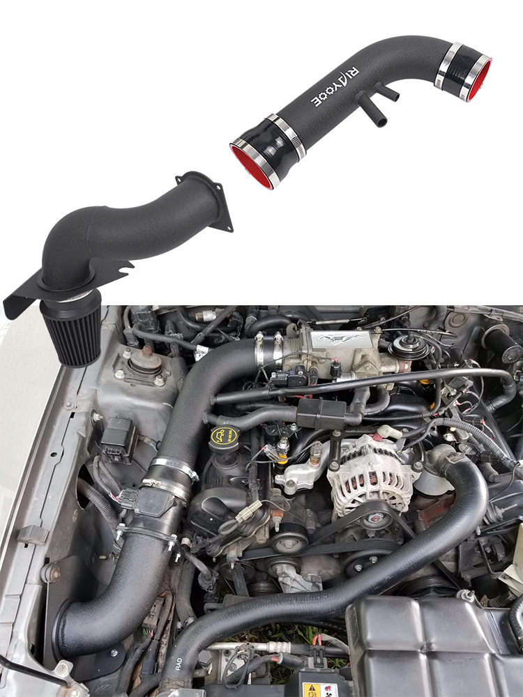 Suitable for 1987-2004 Ford Mustang 3.8L 4.6L 5.0L high flow air intake pipe kit