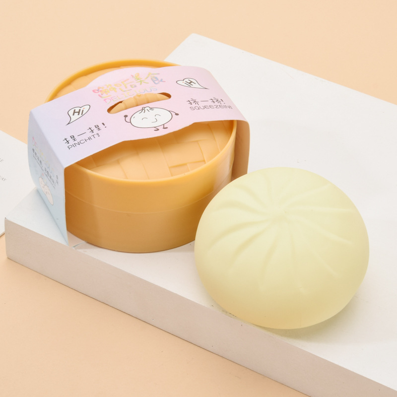 Simulación de bolos de pellizco pellizco juguete de descompresión horquilla de vapor grande bolos de descompresión juguete de ventilación multicolor bolos de leche