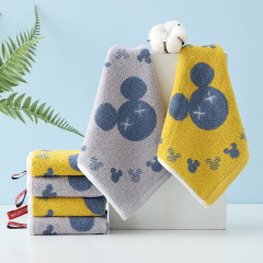 方巾兒童純棉批發幼兒園手帕可愛滌棉卡通家用高陽洗臉巾毛巾全棉