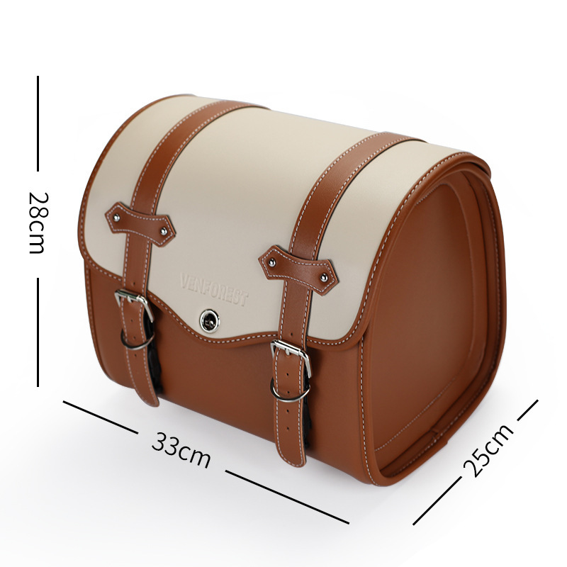 Electric Scooter Rear Bag Backrest Bracket Model, Convenient Detachable Rear Seat Bag, New Trendy Victoria Bag for Motorcycles