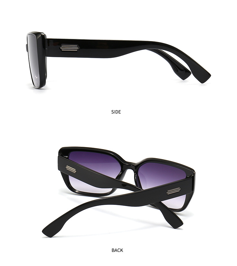 2023 foreign trade cross border metal accessories square frame sunglasses for men European and American street style sunglasses for women wholesale 9120_voghion.com