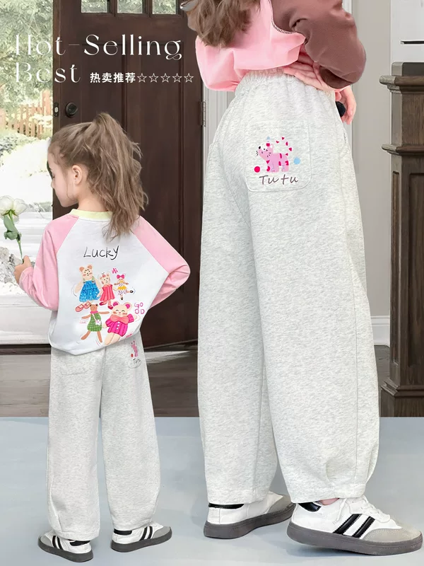 Spring casual trousers, детская летняя спортивная форма, западный стиль