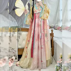 汉服套装;童汉服;儿童表演服