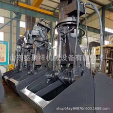 液压挖掘机贝壳斗 挖沙河道清淤贝型斗 旋转双开挖机贝壳挖斗