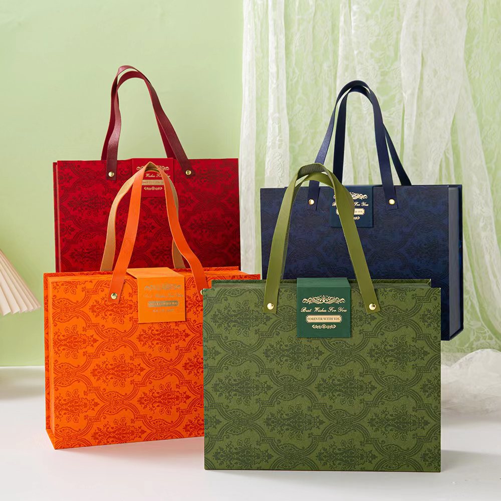 商务手提大容量教师节礼品盒结婚伴娘伴郎伴手礼盒高级生日礼物盒